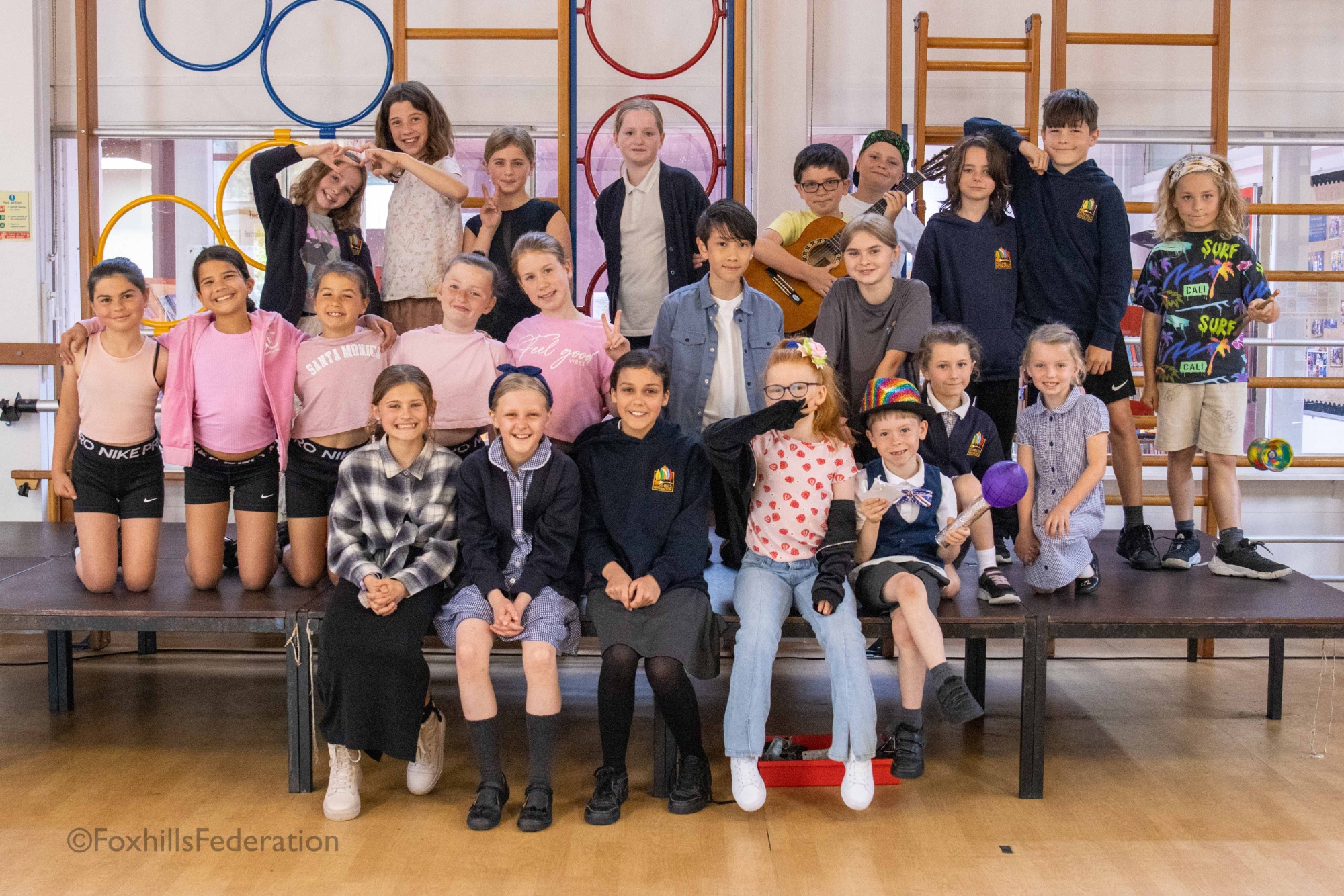 The cast of Foxhills Got Talent 2025
