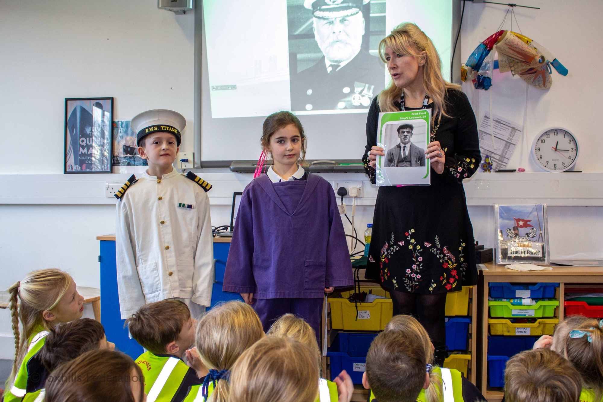 Children dress in historic clothes