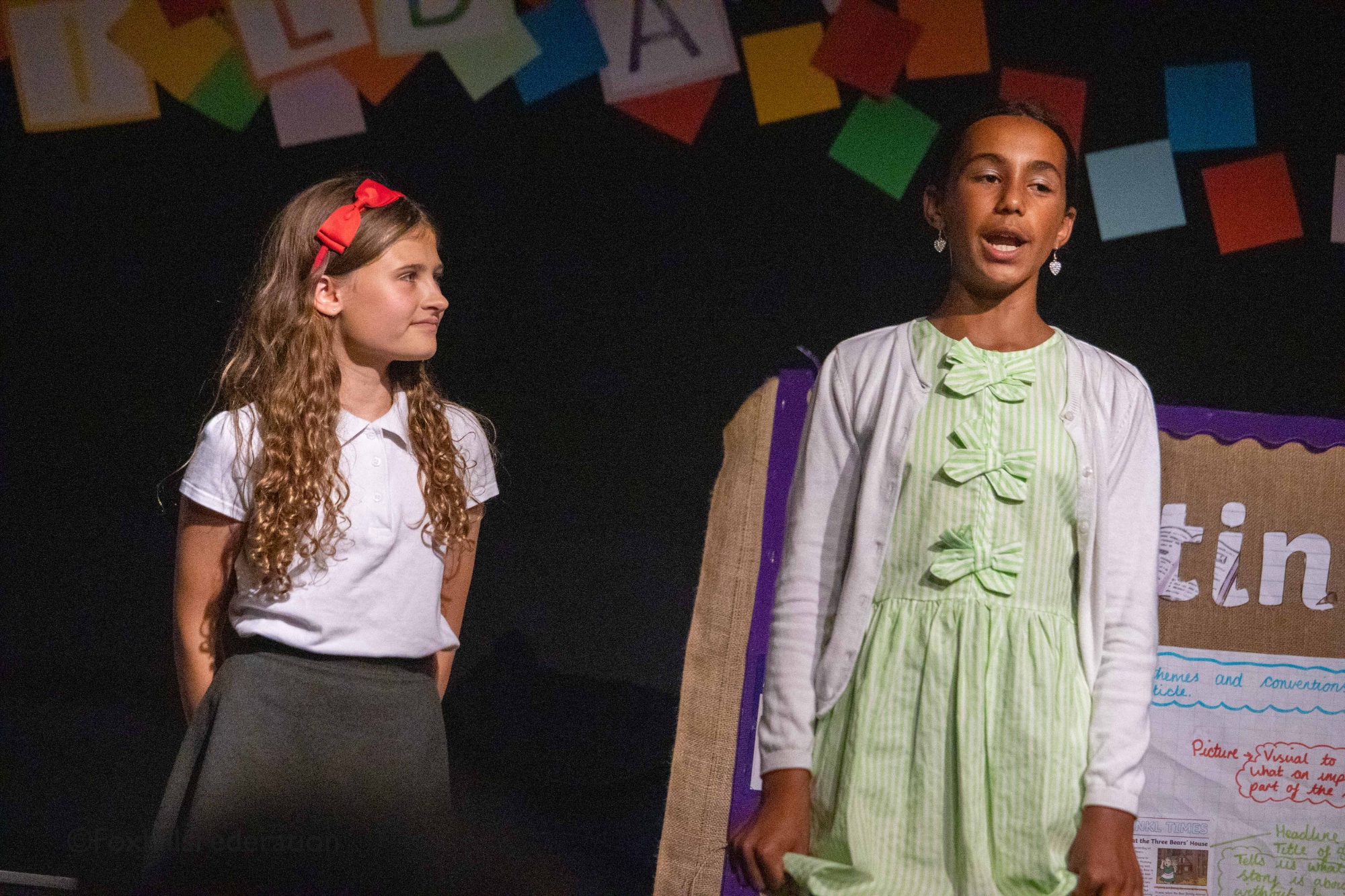 Miss Honey talks to Matilda