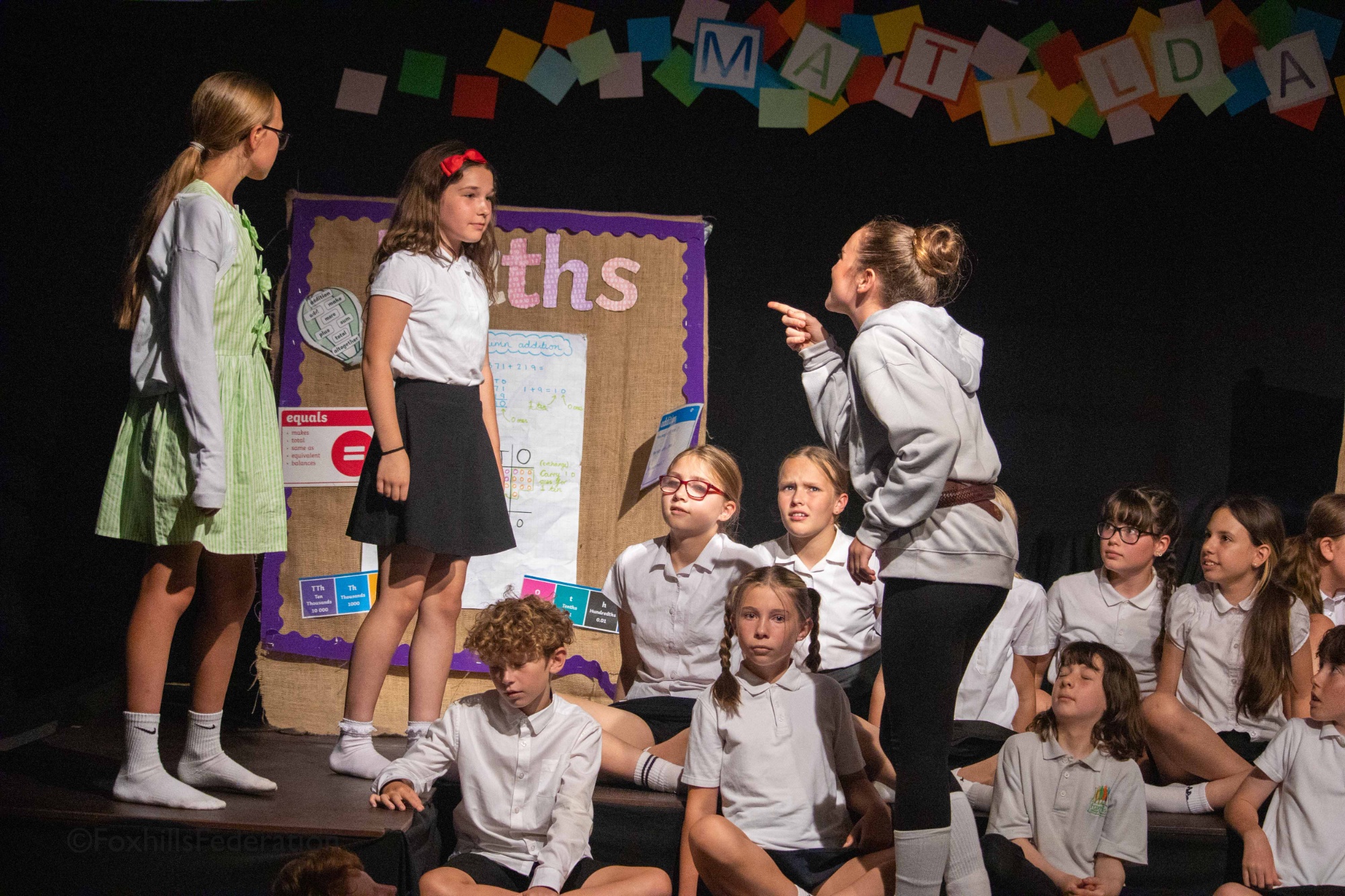 Miss Trunchbull corners Matilda